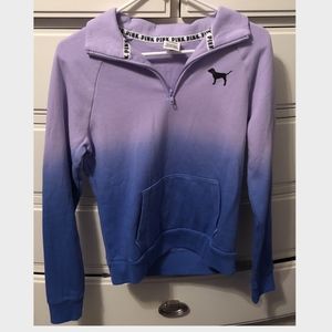 PINK Ombre Half Zip.